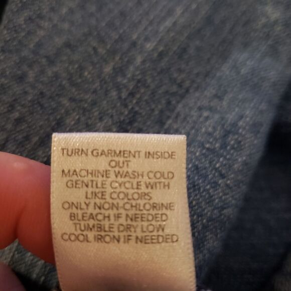 CJ Banks Light Wash Capri Jeans Sz 22W - Picture 5 of 5